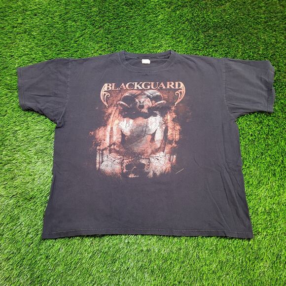 Anvil Other - Blackguard Melodic Death Metal Band Tee Boxy Crop Y2K Fit Mens 2XL